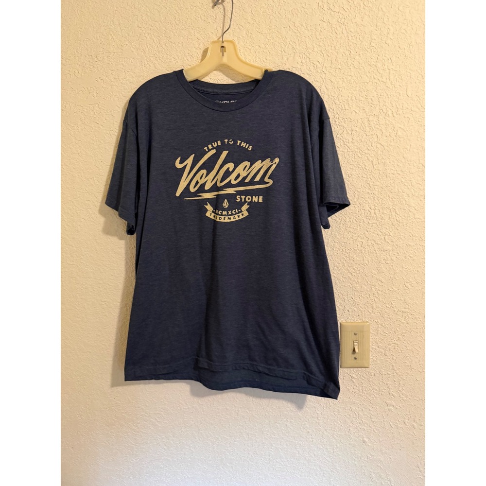Volcom Mens True To This Stone Graphic Tee Size L Short Sleeve Skater Surfer